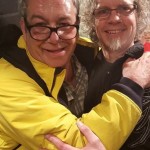 Steve Kent with Mike Watt of the Minutemen